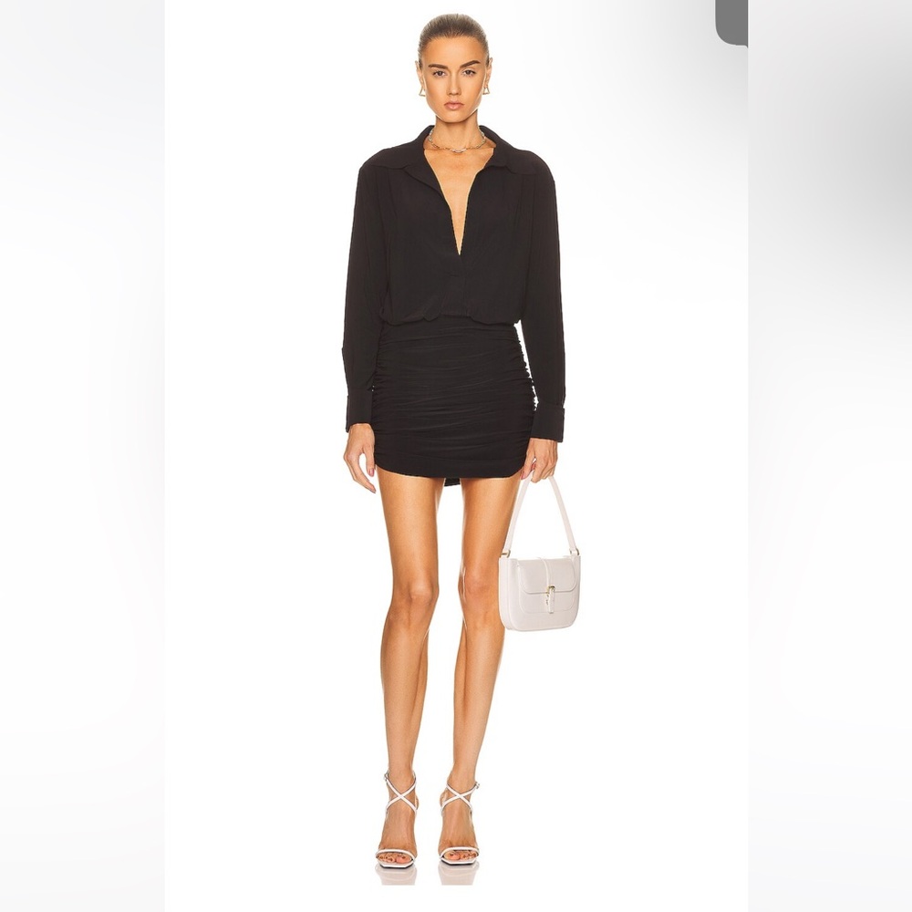 Norma Kamali Black Mini Dress